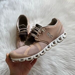 On Running Women's Beige Athletic Shoes